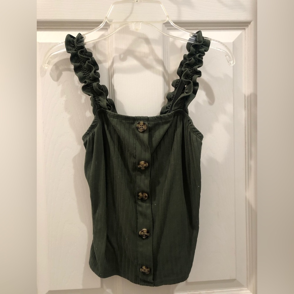 Olive Tank Top